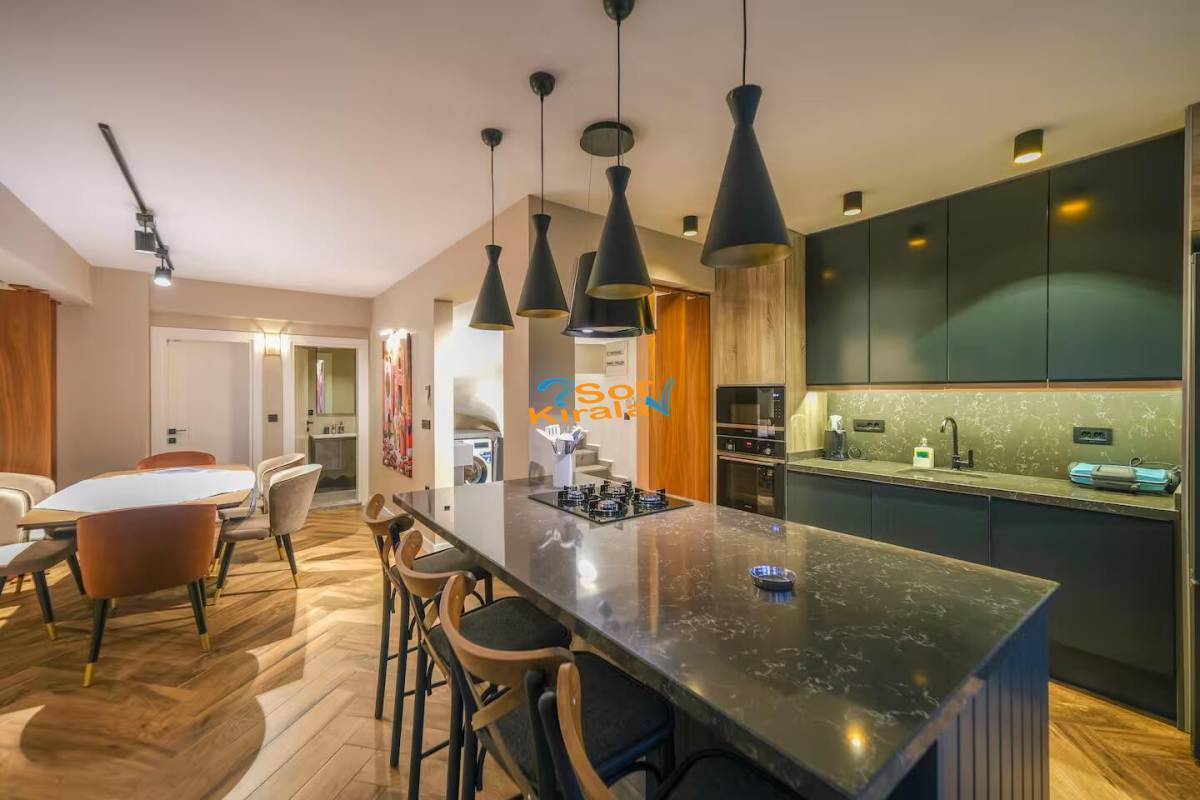 Fethiye Çalış Plajı, Kapalı Havuzlu, Sauna, Hamam, Jakuzili 3+1 Villa Royal 2