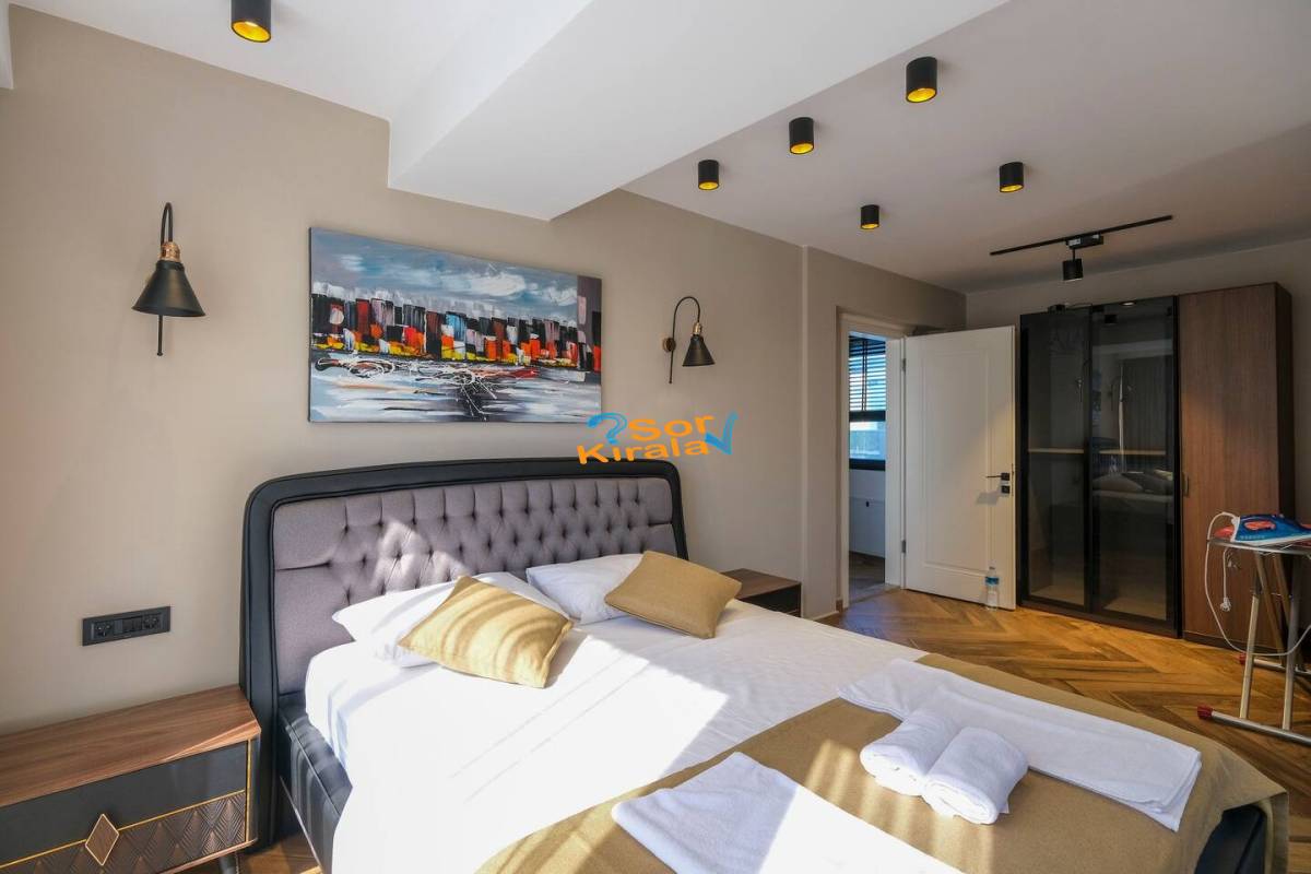 Fethiye Çalış Plajı, Kapalı Havuzlu, Sauna, Hamam, Jakuzili 3+1 Villa Royal 2