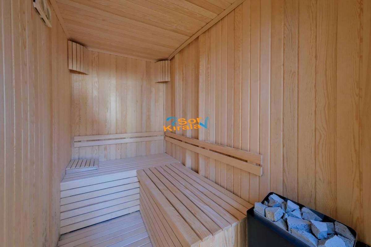 Fethiye Çalış Plajı, Kapalı Havuzlu, Sauna, Hamam, Jakuzili 3+1 Villa Royal 2